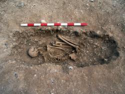Fig. 7: Crouched burial in G1397