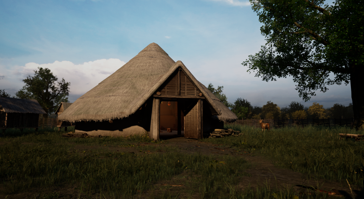 3D reconstruction of Bronze Age roundhouse