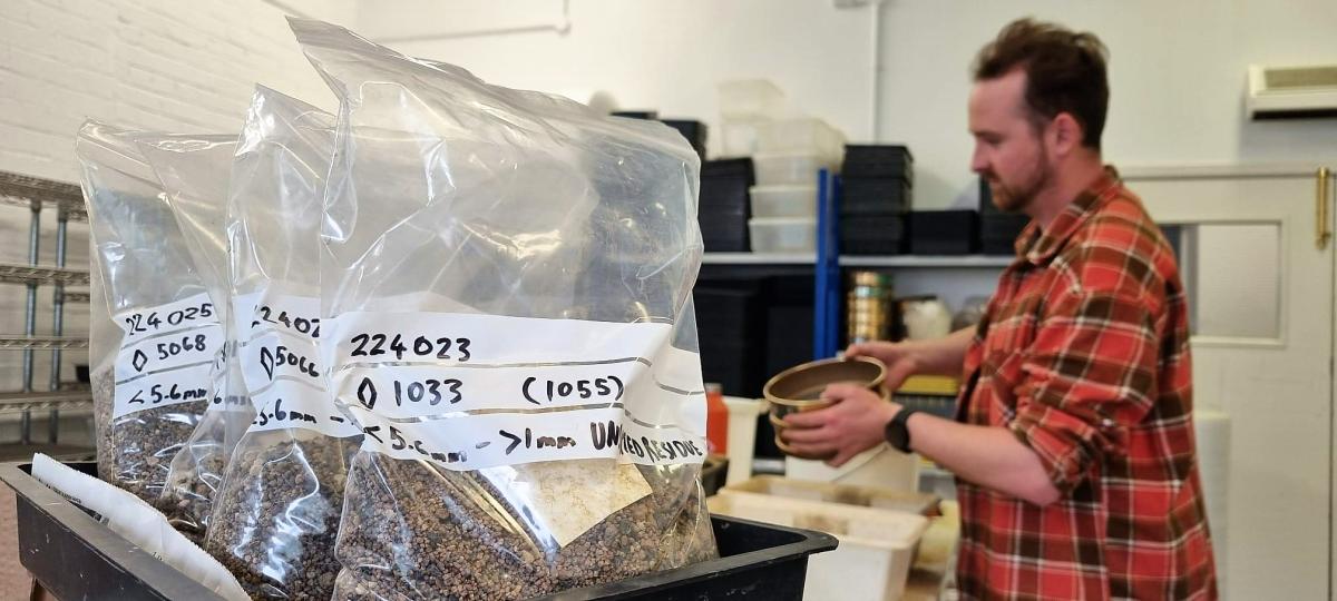 Kieran Mason Processing Environmental Archaeology Samples 