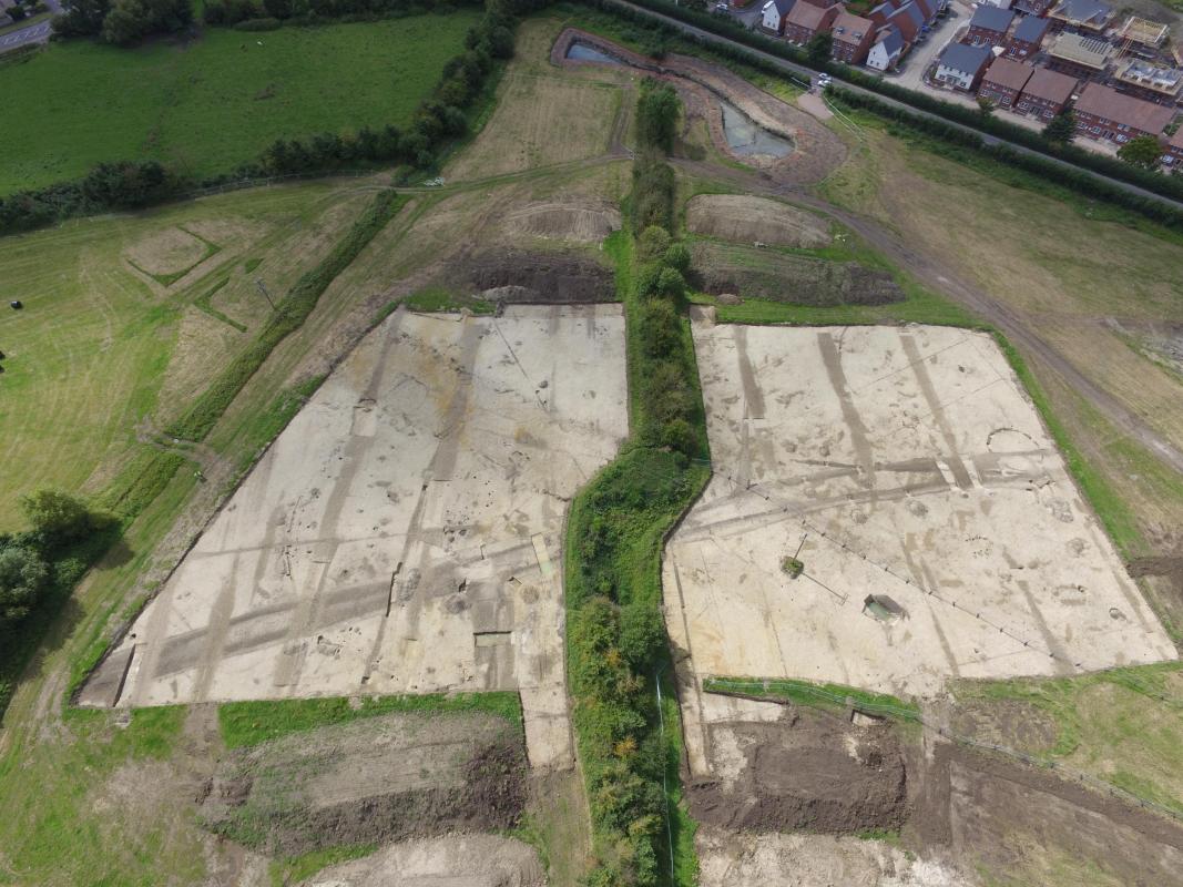 Thomson Ecology drone photo of site 