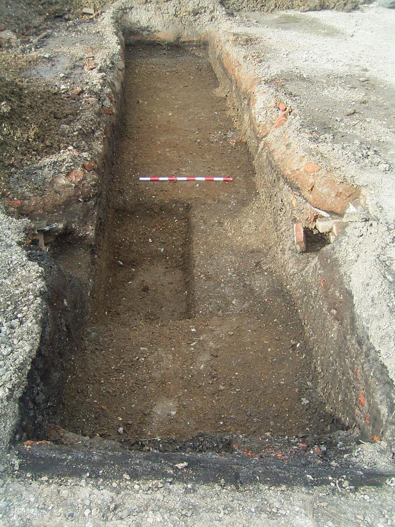 Small trench excavated at 120 Fisherton Street