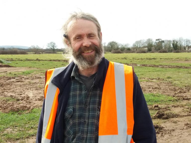 On site: Ray Holt our new Bristol Project Officer