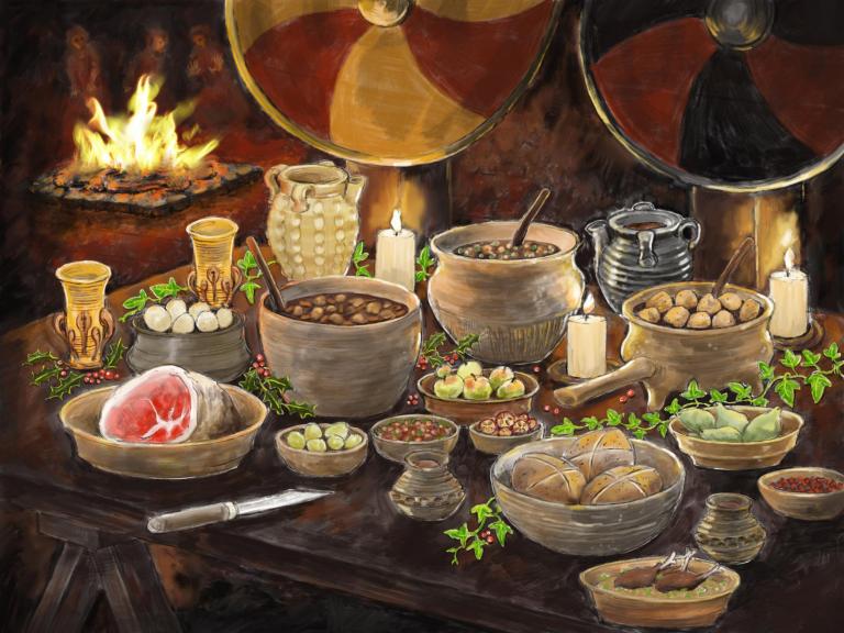 Season's Greetings - Reconstruction of a Saxon winters feast