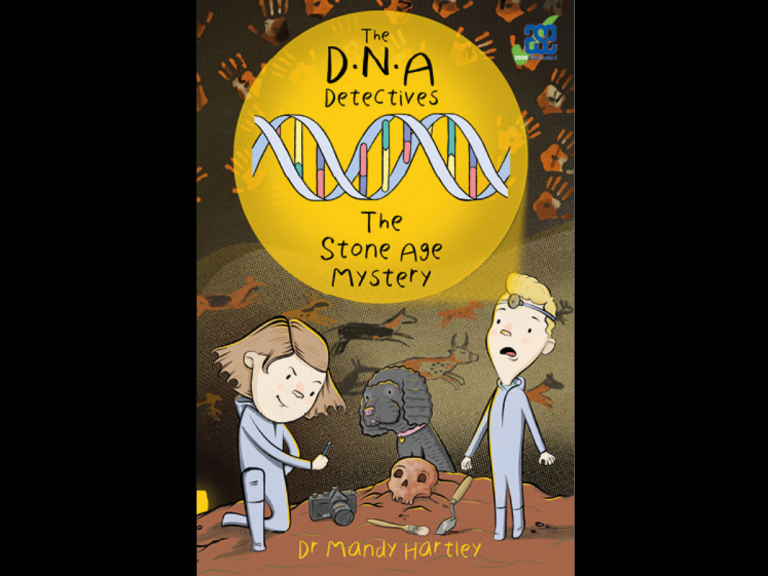 The cover of 'The DNA Detectives: The Stone Age Mystery' by Dr Mandy Hartley