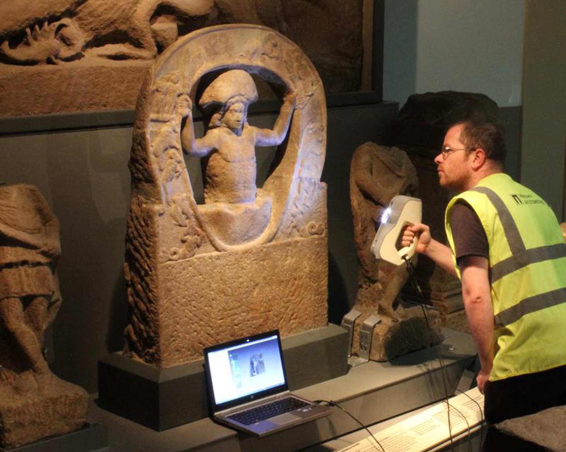 Hadrian's Wall Monument Scanning Our Work Wessex Archaeology
