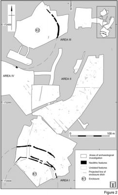 Plan of enclosures K1 and K2