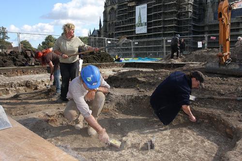Time Team at Salisbury Cathedral: Bell Tower trench