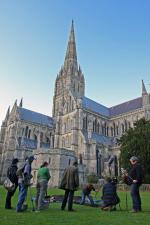 Time Team at Salisbury Cathedral
