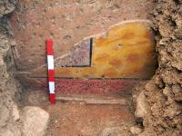 Painted Roman wall plaster