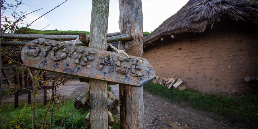 Signpost to the 'Stone Age'