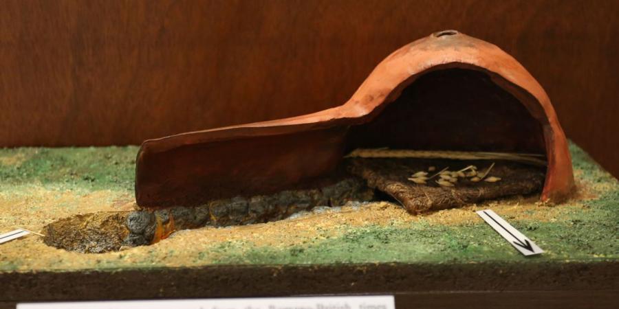 Model of a crop-drying oven