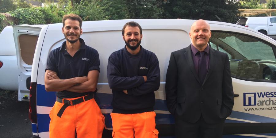 Wessex Archaeology team ready for the the Yorkshire Three Peaks Challenge