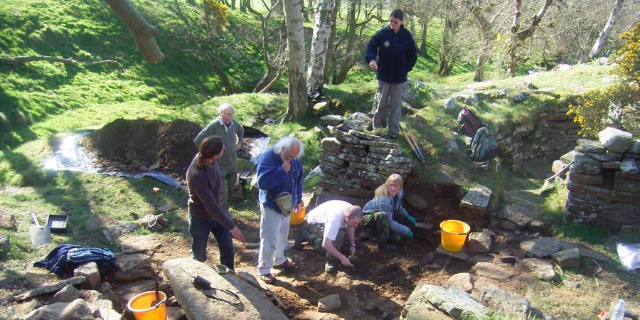 Time Team at The Castles, West Shipley Farm, County Durham