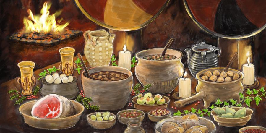 Season's Greetings - Reconstruction of a Saxon winters feast