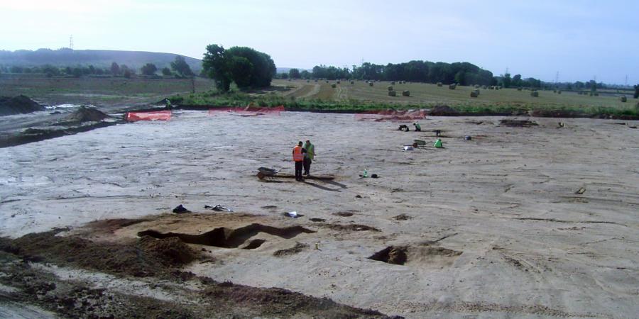 Archaeological excavation work at Rossington