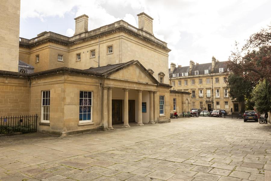The exterior of Bath Assembly Rooms.