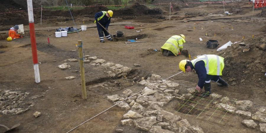 Roman building at Beanacre, Wiltshire