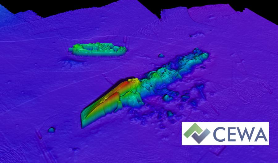 Multibeam image of shipwreck Wessex Archaeology heads to New York