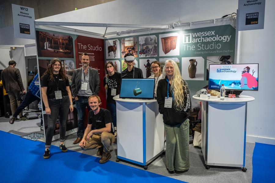 Wessex Archaeology staff attend Museum + Heritage Show 2022 at London Olympia 