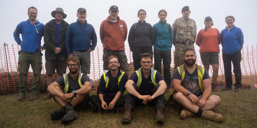 Operation Nightingale Flower's Barrow excavation team