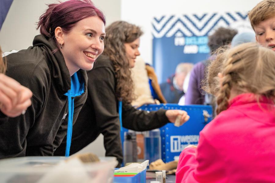 Rhiannon at Eisteddfod yr Urdd 2022 