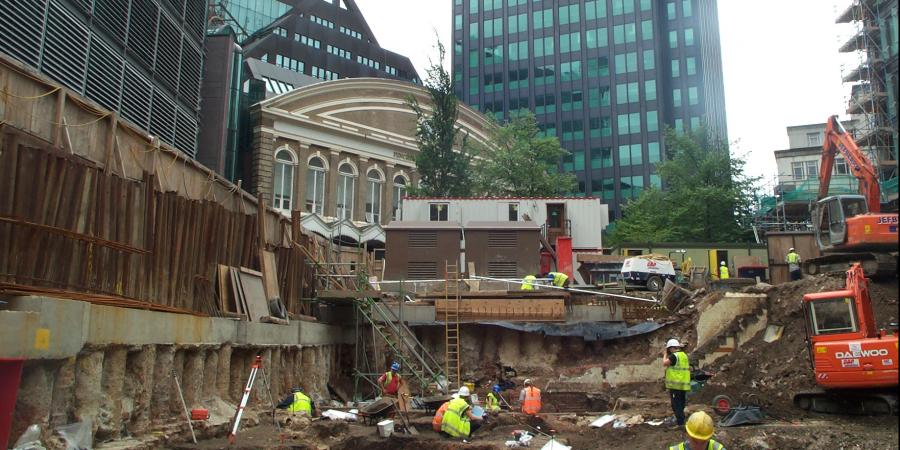 Excavations at Fenchurch Street