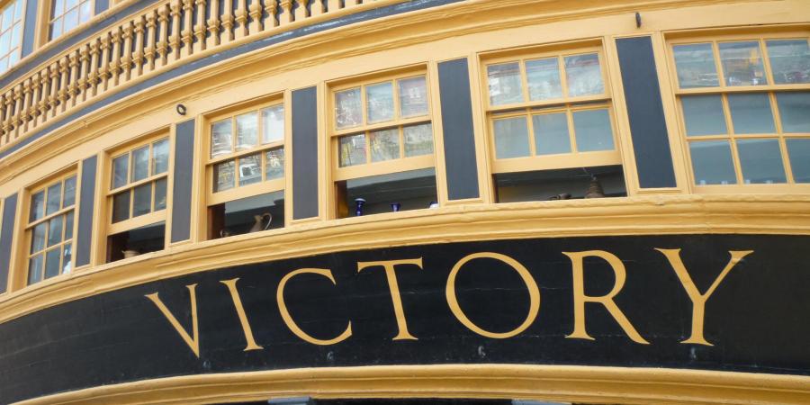 Stern of the HMS Victory