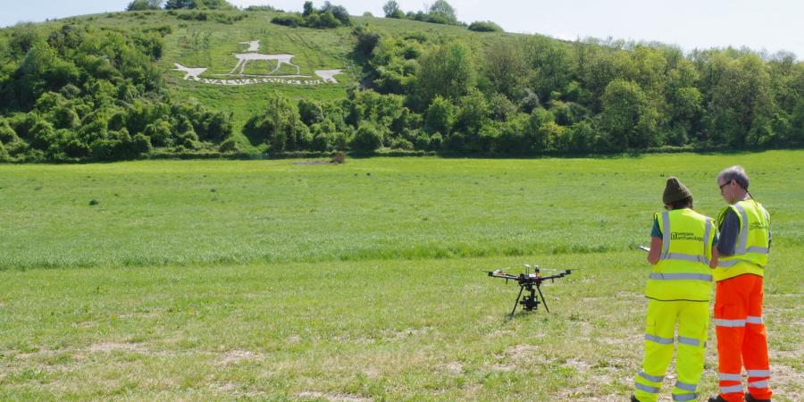 Preparing to fly a UAV