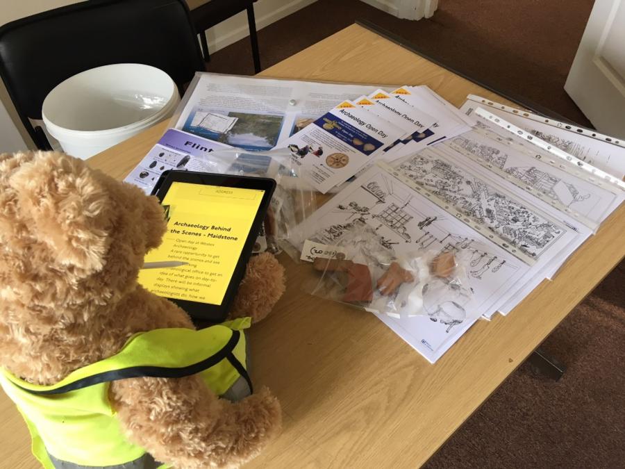 Kent Jones preparing for the open day