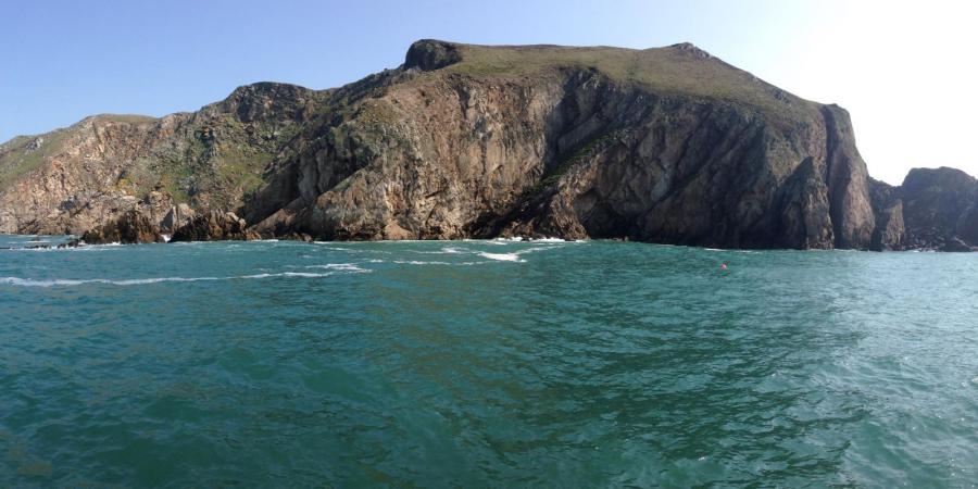 A panorama of the site