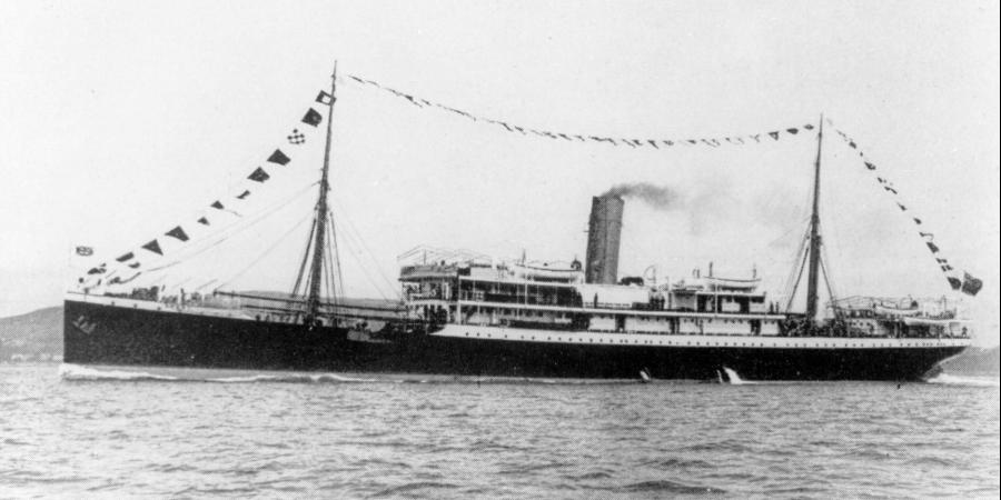 Historical image of the SS Mendi
