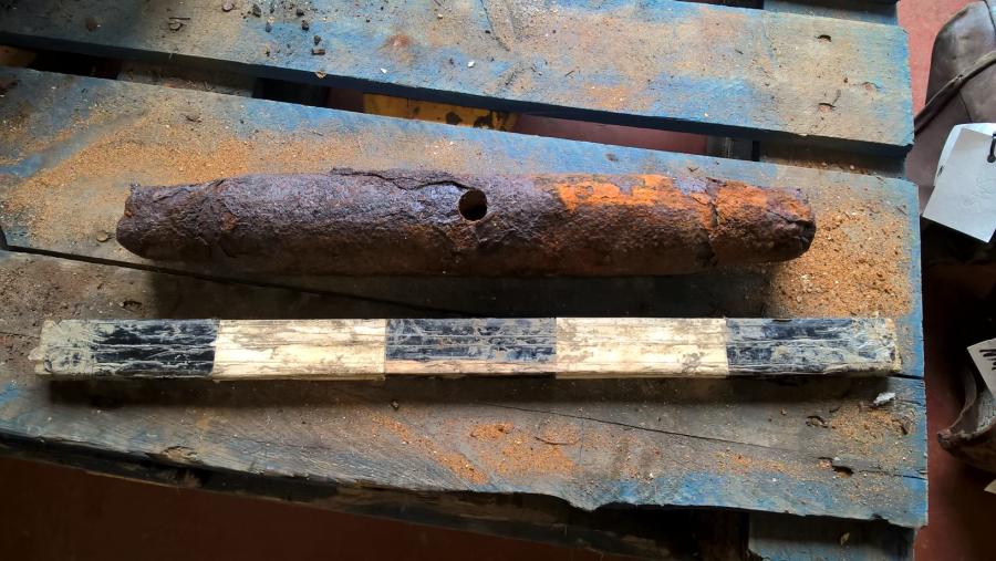 Metal object recovered through the Protocol