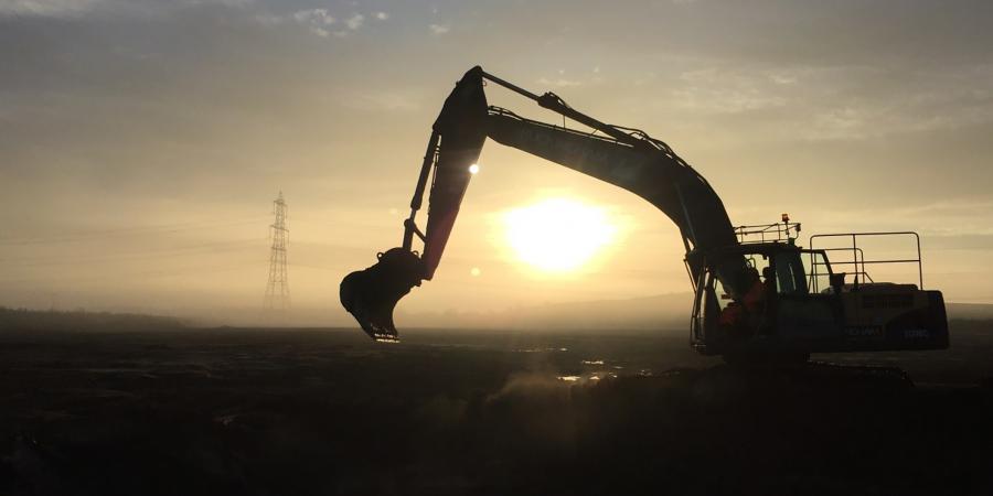 Day break, on an archaeologist on a watching brief