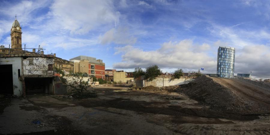 Sheffield Castle Panorama 