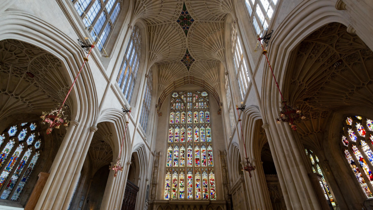 A photograph of Internal Architecture of Bath Abbey