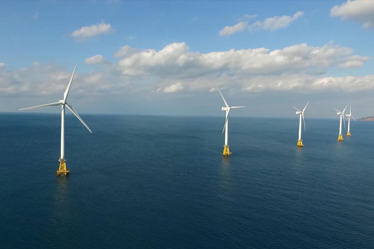 Photo of offshore windfarm