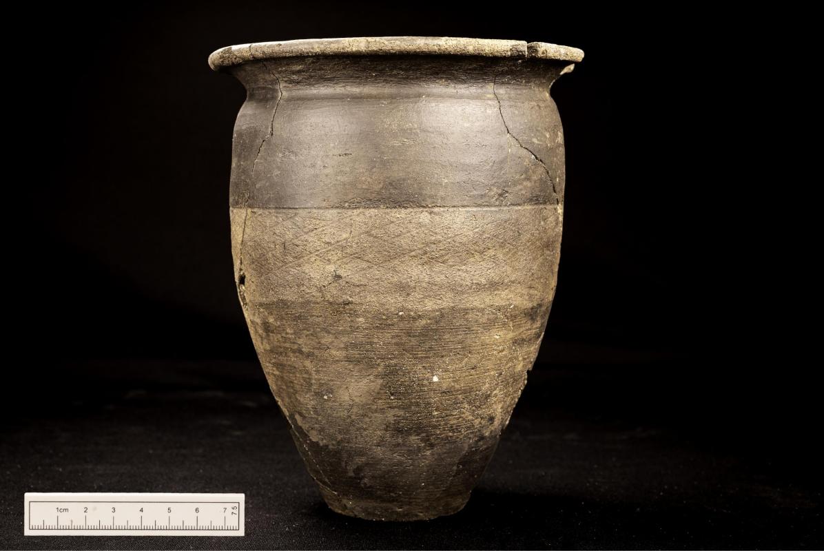 Large Iron Age urn discovered at Somerton