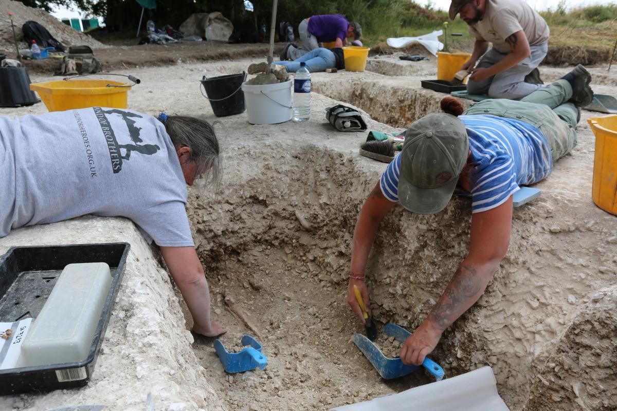 Excavations at Barrow Clump 2018