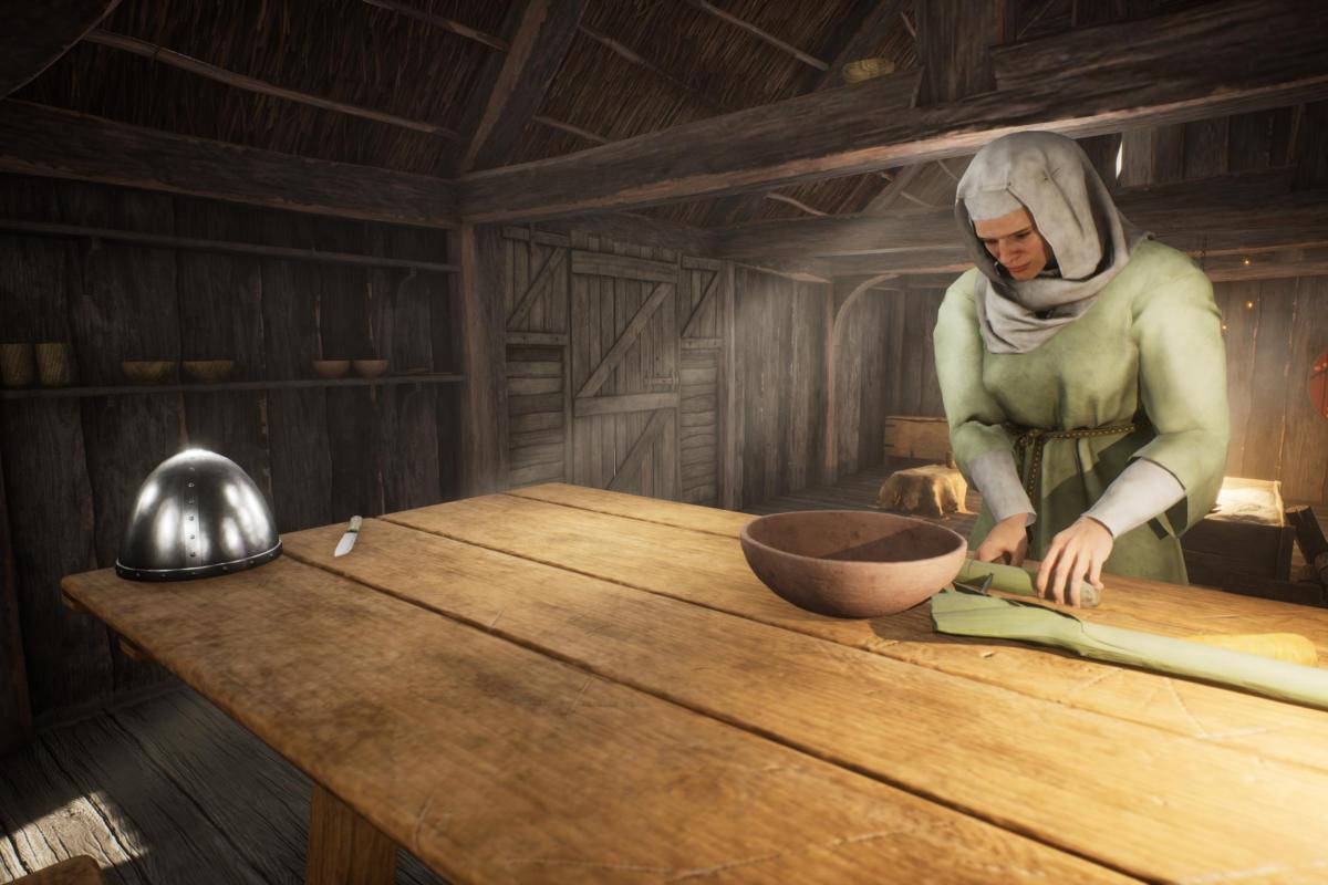 Saxon helmet in our Virtual Reality 3D our virtual experience of Saxon homelife 