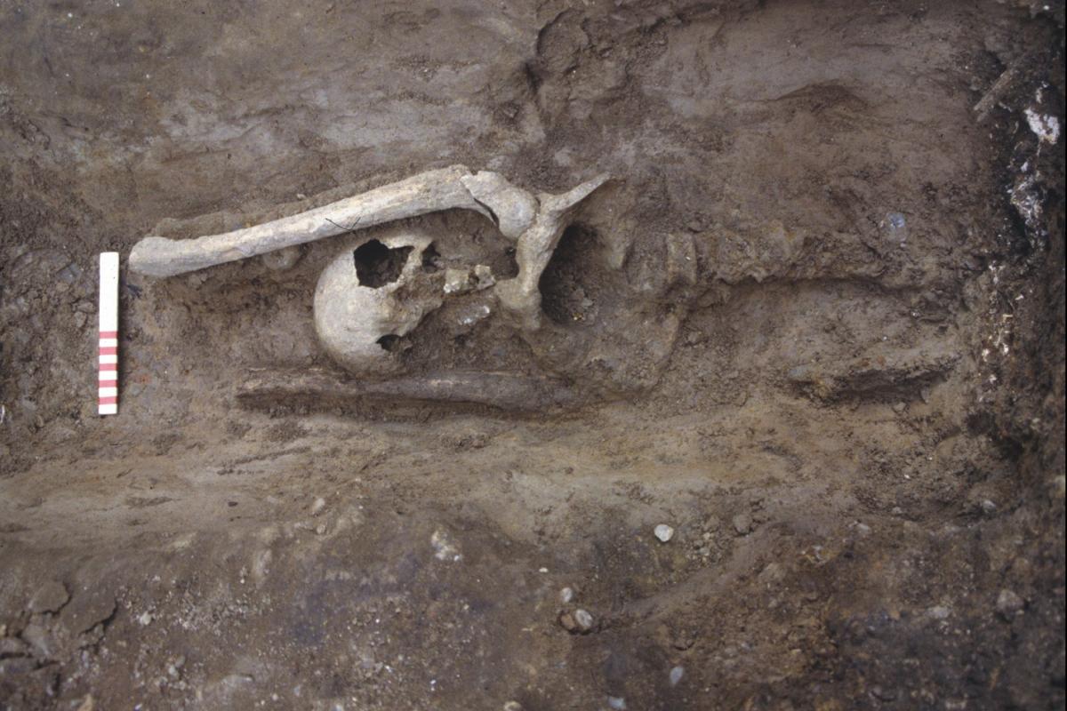 Roman burial at Fenchurch