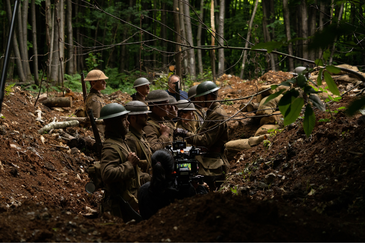 Filmmakers on site at CEMA (Credit: Tommy Pengilley)