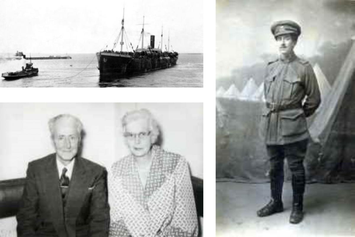 The Persic, George and Phyllis, George in uniform