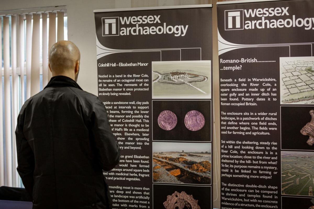 Heritage Interpretation from Wessex Archaeology Display Pop Up Banners