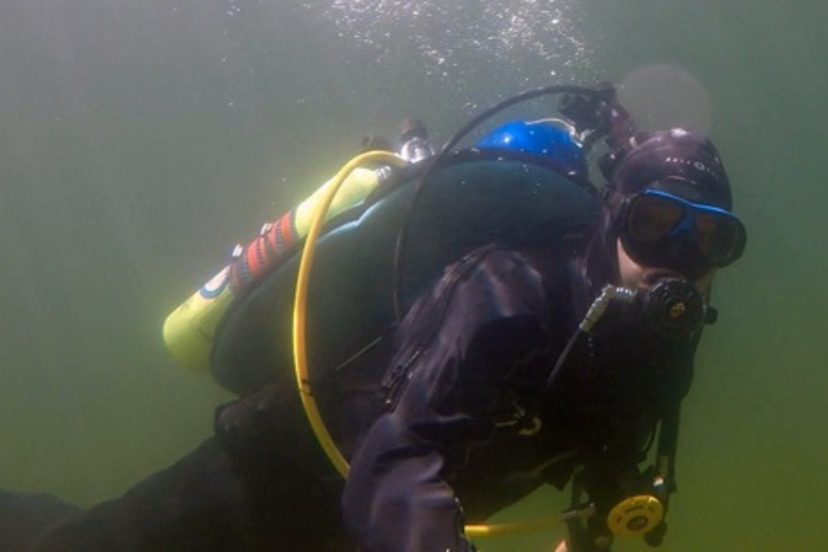 Diving with the coastal and marine team