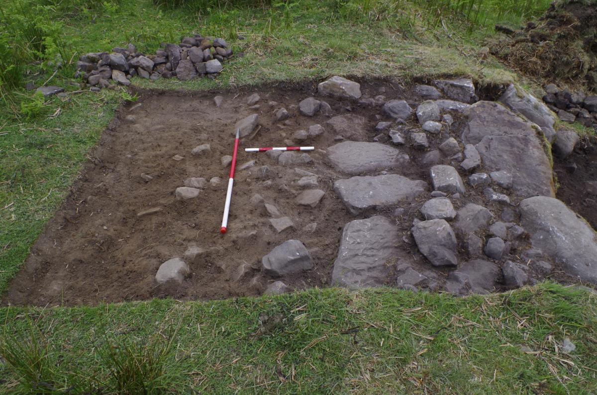 Remains of prehistoric settlement discovered within trench
