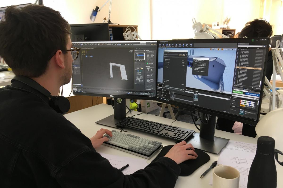 New face in the Graphics Studio - Cameron Bichener