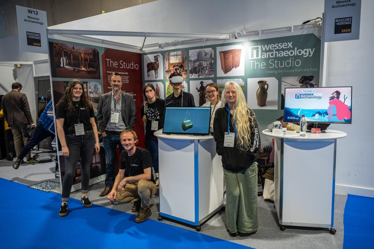 Wessex Archaeology staff attend Museum + Heritage Show 2022 at London Olympia 