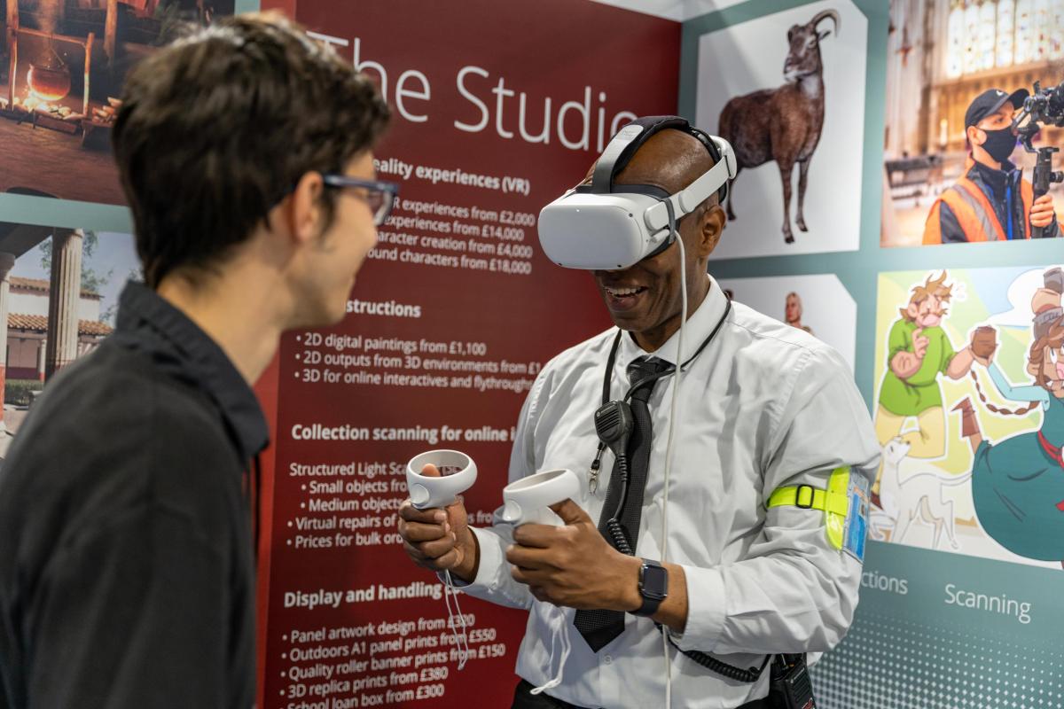 VR experiences at Museums + Heritage Show 2022