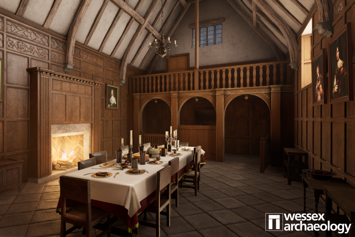 Virtual Reality (VR) Medieval Manor Hall