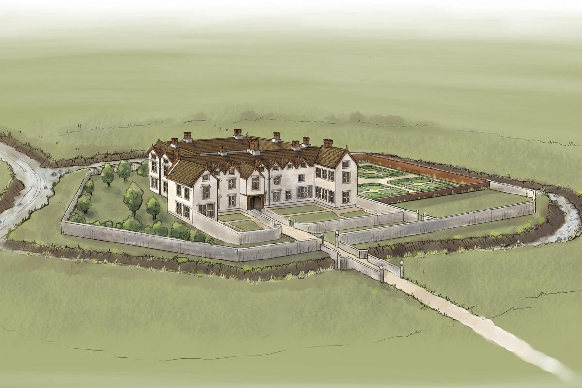 Medieval Manor house from HS2 Coleshill